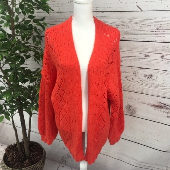 BILLABONG BLISSED OUT ORANGE CARDIGAN NWT - Picture 4 of 15